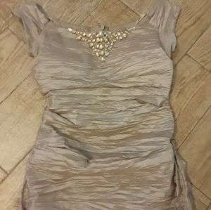 Evening Gown size 14 Gold